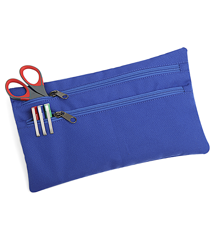 DOUBLE ZIP PENCIL CASE